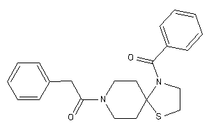 Image of 1-(1-benzoyl-4-thia-1,8-diazaspiro[4.5]decan-8-yl)-2-phenyl-ethanone