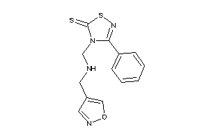 4-[(isoxazol-4-ylmethylamino)methyl]-3-phenyl-1,2,4-thiadiazole-5-thione