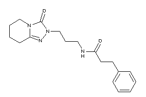 N-[3-(3-keto-5,6,7,8-tetrahydro-[1,2,4]triazolo[4,3-a]pyridin-2-yl)propyl]-3-phenyl-propionamide