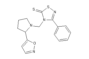 4-[(2-isoxazol-5-ylpyrrolidino)methyl]-3-phenyl-1,2,4-thiadiazole-5-thione