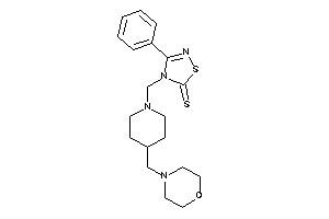 Image of 4-[[4-(morpholinomethyl)piperidino]methyl]-3-phenyl-1,2,4-thiadiazole-5-thione