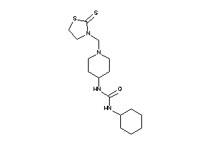 Image of 1-cyclohexyl-3-[1-[(2-thioxothiazolidin-3-yl)methyl]-4-piperidyl]urea