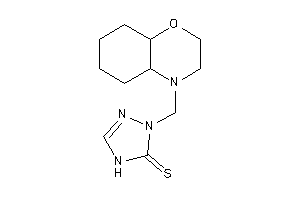 2-(2,3,4a,5,6,7,8,8a-octahydrobenzo[b][1,4]oxazin-4-ylmethyl)-4H-1,2,4-triazole-3-thione