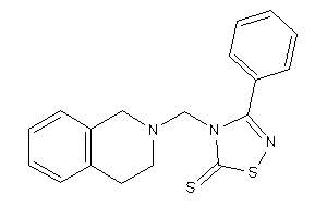 Image of 4-(3,4-dihydro-1H-isoquinolin-2-ylmethyl)-3-phenyl-1,2,4-thiadiazole-5-thione