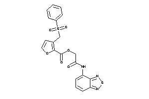 3-(besylmethyl)furan-2-carboxylic Acid [2-keto-2-(piazthiol-4-ylamino)ethyl] Ester