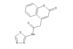 2-(2-ketochromen-4-yl)-N-(1,3,4-thiadiazol-2-yl)acetamide