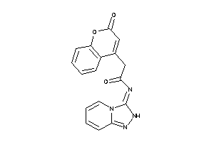 2-(2-ketochromen-4-yl)-N-(2H-[1,2,4]triazolo[4,3-a]pyridin-3-ylidene)acetamide