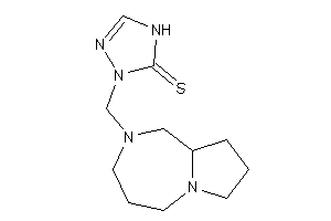 2-(1,3,4,5,7,8,9,9a-octahydropyrrolo[1,2-a][1,4]diazepin-2-ylmethyl)-4H-1,2,4-triazole-3-thione
