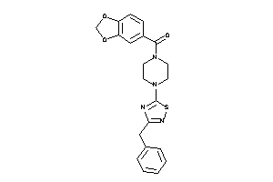 1,3-benzodioxol-5-yl-[4-(3-benzyl-1,2,4-thiadiazol-5-yl)piperazino]methanone