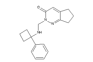 2-[[(1-phenylcyclobutyl)amino]methyl]-6,7-dihydro-5H-cyclopenta[c]pyridazin-3-one