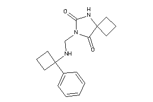 Image of 7-[[(1-phenylcyclobutyl)amino]methyl]-5,7-diazaspiro[3.4]octane-6,8-quinone