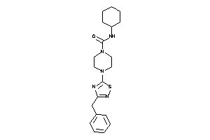 4-(3-benzyl-1,2,4-thiadiazol-5-yl)-N-cyclohexyl-piperazine-1-carboxamide