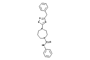 4-(3-benzyl-1,2,4-thiadiazol-5-yl)-N-phenyl-1,4-diazepane-1-carboxamide