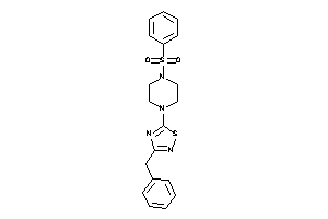 3-benzyl-5-(4-besylpiperazino)-1,2,4-thiadiazole