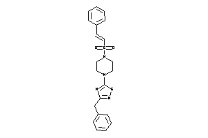 3-benzyl-5-(4-styrylsulfonylpiperazino)-1,2,4-thiadiazole