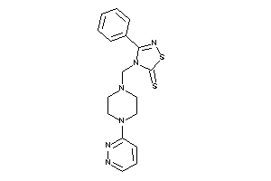 Image of 3-phenyl-4-[(4-pyridazin-3-ylpiperazino)methyl]-1,2,4-thiadiazole-5-thione