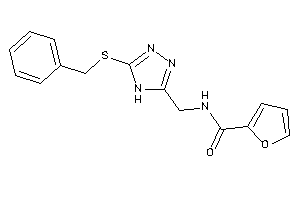 Image of N-[[5-(benzylthio)-4H-1,2,4-triazol-3-yl]methyl]-2-furamide