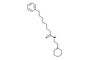 8-phenyl-N-(2-piperidinoethyl)caprylamide