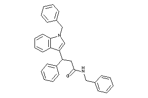Image of N-benzyl-3-(1-benzylindol-3-yl)-3-phenyl-propionamide