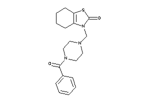 Image of 3-[(4-benzoylpiperazino)methyl]-4,5,6,7-tetrahydro-1,3-benzothiazol-2-one
