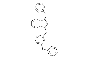 1-benzyl-3-(3-phenoxybenzyl)indole