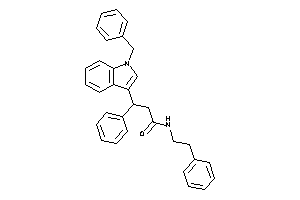 3-(1-benzylindol-3-yl)-N-phenethyl-3-phenyl-propionamide