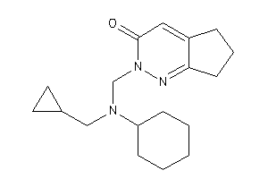 2-[[cyclohexyl(cyclopropylmethyl)amino]methyl]-6,7-dihydro-5H-cyclopenta[c]pyridazin-3-one