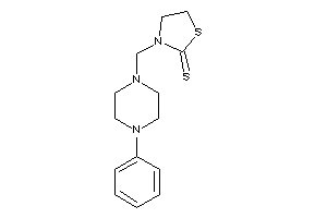 Image of 3-[(4-phenylpiperazino)methyl]thiazolidine-2-thione