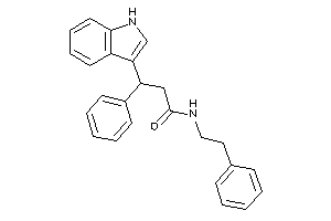 3-(1H-indol-3-yl)-N-phenethyl-3-phenyl-propionamide