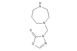 3-(1,4-diazepan-1-ylmethyl)-1,3,4-oxadiazole-2-thione