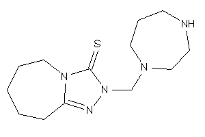 2-(1,4-diazepan-1-ylmethyl)-6,7,8,9-tetrahydro-5H-[1,2,4]triazolo[4,3-a]azepine-3-thione
