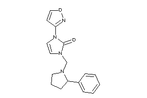 Image of 1-isoxazol-3-yl-3-[(2-phenylpyrrolidino)methyl]-4-imidazolin-2-one