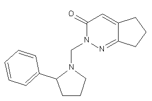 2-[(2-phenylpyrrolidino)methyl]-6,7-dihydro-5H-cyclopenta[c]pyridazin-3-one