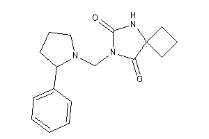 Image of 7-[(2-phenylpyrrolidino)methyl]-5,7-diazaspiro[3.4]octane-6,8-quinone