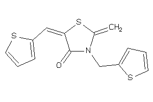 Image of 2-methylene-3-(2-thenyl)-5-(2-thenylidene)thiazolidin-4-one