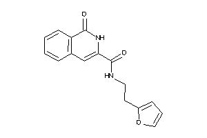 Image of N-[2-(2-furyl)ethyl]-1-keto-2H-isoquinoline-3-carboxamide