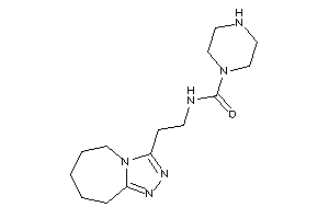 N-[2-(6,7,8,9-tetrahydro-5H-[1,2,4]triazolo[4,3-a]azepin-3-yl)ethyl]piperazine-1-carboxamide