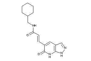 N-(cyclohexylmethyl)-3-(6-keto-1,7-dihydropyrazolo[3,4-b]pyridin-5-yl)acrylamide