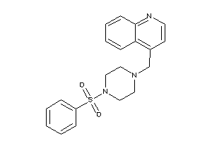 4-[(4-besylpiperazino)methyl]quinoline