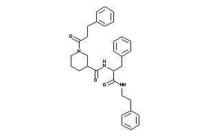 N-[1-benzyl-2-keto-2-(phenethylamino)ethyl]-1-hydrocinnamoyl-nipecotamide