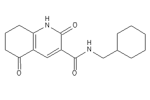 Image of N-(cyclohexylmethyl)-2,5-diketo-1,6,7,8-tetrahydroquinoline-3-carboxamide