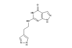 6-[2-(1H-pyrazol-4-yl)ethylamino]-1,5-dihydropyrazolo[3,4-d]pyrimidin-4-one