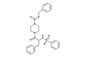 4-[2-(benzenesulfonamido)-3-phenyl-propanoyl]piperazine-1-carboxylic Acid Benzyl Ester