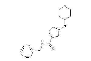 Image of N-benzyl-3-(tetrahydrothiopyran-4-ylamino)cyclopentanecarboxamide