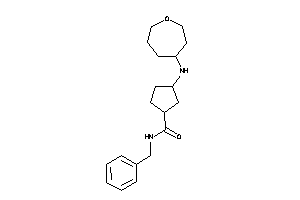 N-benzyl-3-(oxepan-4-ylamino)cyclopentanecarboxamide
