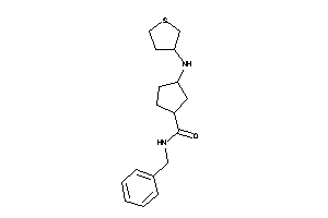 N-benzyl-3-(tetrahydrothiophen-3-ylamino)cyclopentanecarboxamide