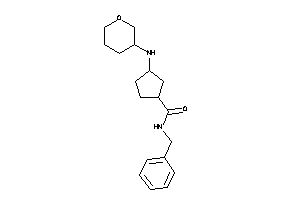 N-benzyl-3-(tetrahydropyran-3-ylamino)cyclopentanecarboxamide