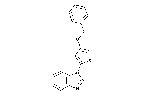 1-(4-benzoxy-2-thienyl)benzimidazole