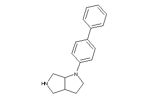 1-(4-phenylphenyl)-3,3a,4,5,6,6a-hexahydro-2H-pyrrolo[2,3-c]pyrrole