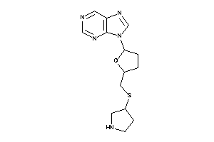 9-[5-[(pyrrolidin-3-ylthio)methyl]tetrahydrofuran-2-yl]purine
